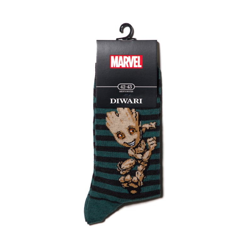 Носки муж. DiWaRi MARVEL 17С-140СПМ 082 темно-бирюзовый